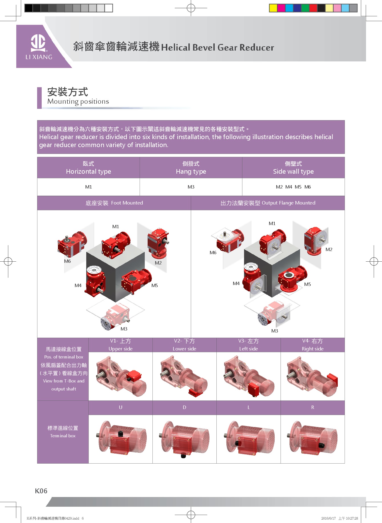 斜齒傘齒輪減速機_安裝方式